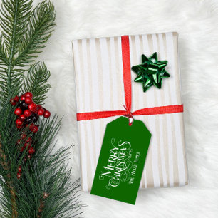 Etiqueta Para Presente Feliz Natal Branco Sobre A Tipografia Retroativa V