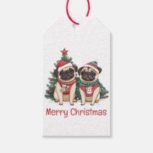 Etiqueta Para Presente Feliz Natal Cachorros