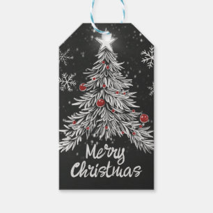 Etiqueta Para Presente Feliz Natal Chalkboard Rustic Home Decor