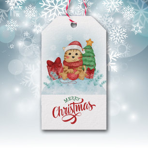 Etiqueta Para Presente Feliz Natal de Papai Noel