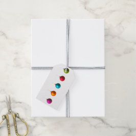 Etiqueta Para Presente Feliz Natal decoração colorida com texto