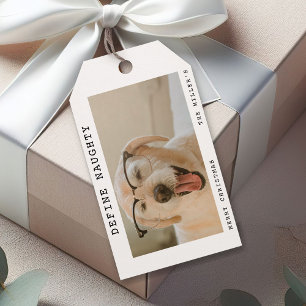Etiqueta Para Presente Feliz Natal 'Define Naughty'