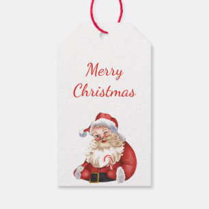 Etiqueta Para Presente Feliz Natal Do Pai Natal