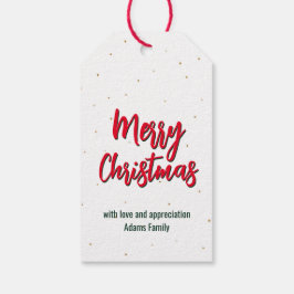 Etiqueta Para Presente Feliz Natal dourado brilhante