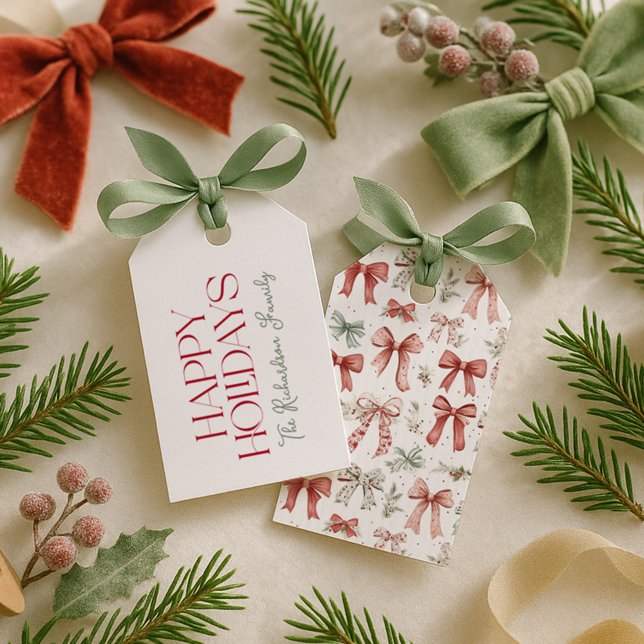Etiqueta Para Presente Feliz Natal e Boas Festas (Criador carregado)