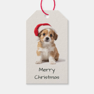 Etiqueta Para Presente Feliz Natal Etiqueta de Presente de Cachorro Fes
