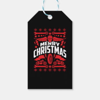 Etiqueta Para Presente Feliz Natal Feio Biker