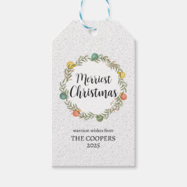 Etiqueta Para Presente Feliz Natal Férias Festivas