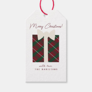 Etiqueta Para Presente Feliz Natal Fofo Moderno
