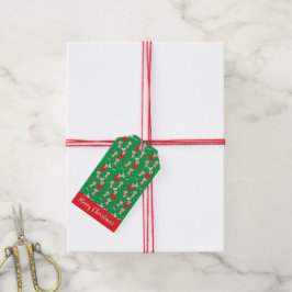 Etiqueta Para Presente Feliz Natal - Macaco Bonito, Pai Natal