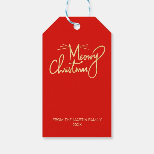 Etiqueta Para Presente Feliz Natal, Mão Engraçada, Natal (Verso)