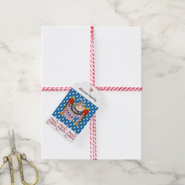 Etiqueta Para Presente Feliz Natal - Pavilha do Presente (Com cordão)