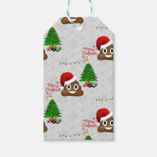Etiqueta Para Presente feliz natal poo emoji