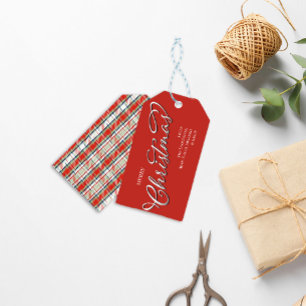 Etiqueta Para Presente Feliz Natal Rústico Personalizado