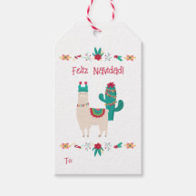 Feliz Navidad Bright e Festivo Llama Natal