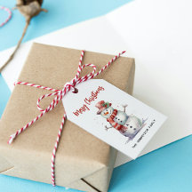 Feliz Snowman Feliz Natal Nome da Família Personal