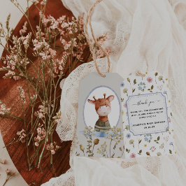 Etiqueta Para Presente Feras Caprichosas | Agradecimento Animais Vintage