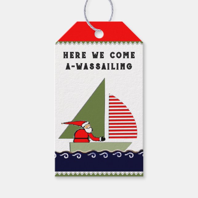 Etiqueta Para Presente Feriado de Natal (Frente)