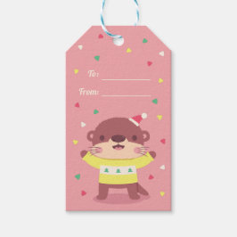 Etiqueta Para Presente Feriado de Natal com manteiga