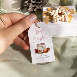 Etiqueta Para Presente Feriado de Natal Cozy