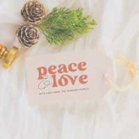 Feriado de Natal da Peace & Love Retro Groovy