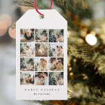Etiqueta Para Presente Feriado de Natal Feliz para Colagem<br><div class="desc">Feriado de Natal Feliz para Colagem</div>