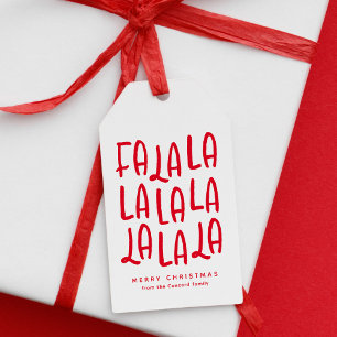 Etiqueta Para Presente Feriado de Natal personalizado e bonito e colorido