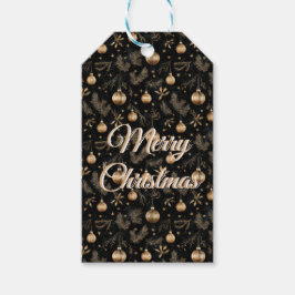 Etiqueta Para Presente Feriado do Agulha do pinheiro dos Enfeites de nata