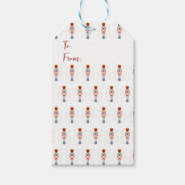 Etiqueta Para Presente Feriado Festivo de Música Balé Noturcracker (Frente)