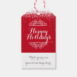 Etiqueta Para Presente Feriado Personalizado