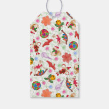 Feriado Verde Cristóvão Ditsy de Aquarela Elegante