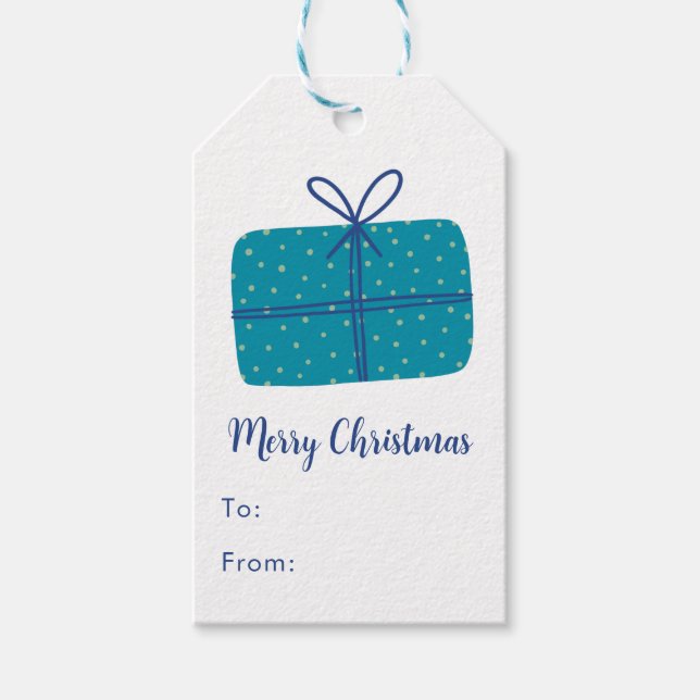 Etiqueta Para Presente Férias de Natal (Frente)
