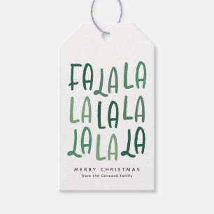 Etiqueta Para Presente Férias de Natal bonitas, verdes e personalizadas