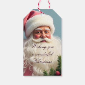 Etiqueta Para Presente Férias Elegantes Papai Noel