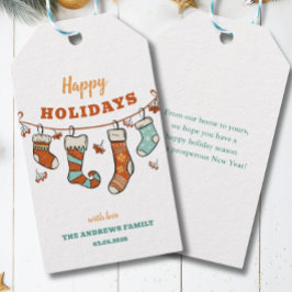 Etiqueta Para Presente Férias Felizes