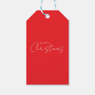 Etiqueta Para Presente Férias Felizes Natal Ano Novo Temporada Vermelho