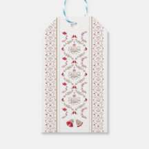 FesNatal Floral Damask | Red Beige