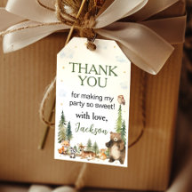 Festa de Animais Florestais Obrigado Marca Favoráv