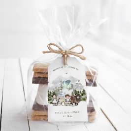 Etiqueta Para Presente Festa de Aniversário Aventura no Ártico