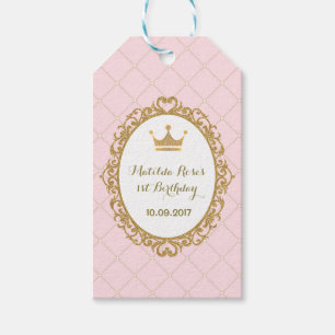 Etiqueta Para Presente Festa de aniversário da Princesa Real, a favor da