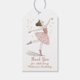 Etiqueta Para Presente festa de aniversário de bailerina tutu