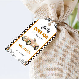 Etiqueta Para Presente Festa de aniversário de Carro Race