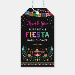 Etiqueta Para Presente Festa de aniversário de Chá de fraldas Fiesta mexi