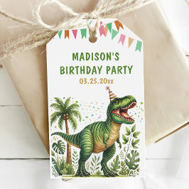 Etiqueta Para Presente Festa de aniversário de dinossauro