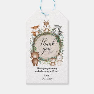 Etiqueta Para Presente Festa de aniversário de Florestas Cujas Florestas