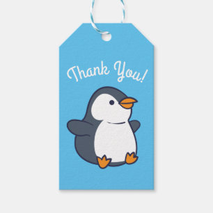 Etiqueta Para Presente Festa de aniversário de pinguim
