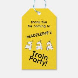 Etiqueta Para Presente Festa de Aniversário de Trem