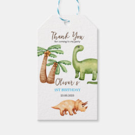 Etiqueta Para Presente Festa de aniversário do Dino-mite t-rex