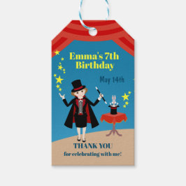 Etiqueta Para Presente Festa de Aniversário do Mago