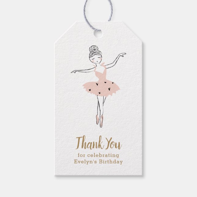 Etiqueta Para Presente Festa de aniversário do Palco central (Frente)